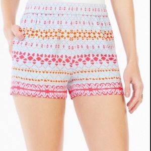 BCBGMaxazria Tildie Geo Print Shorts